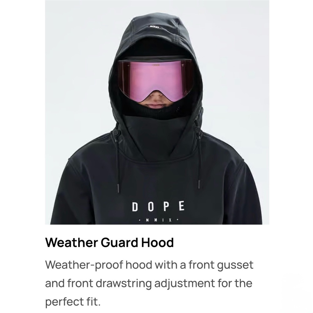 DOPE SNOW YETI JACKET - ROSE BLACK - Picture 9 of 15